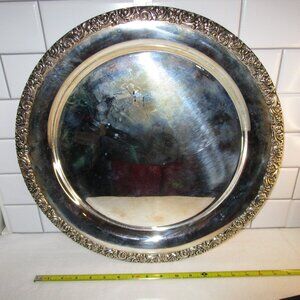 Silver Round Platter